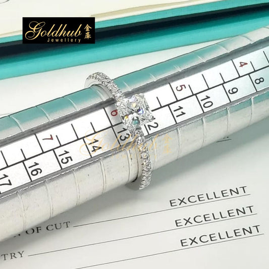 Tiffany True Engagement Ring, Tiffany True Diamond 0.51ct in Platinum