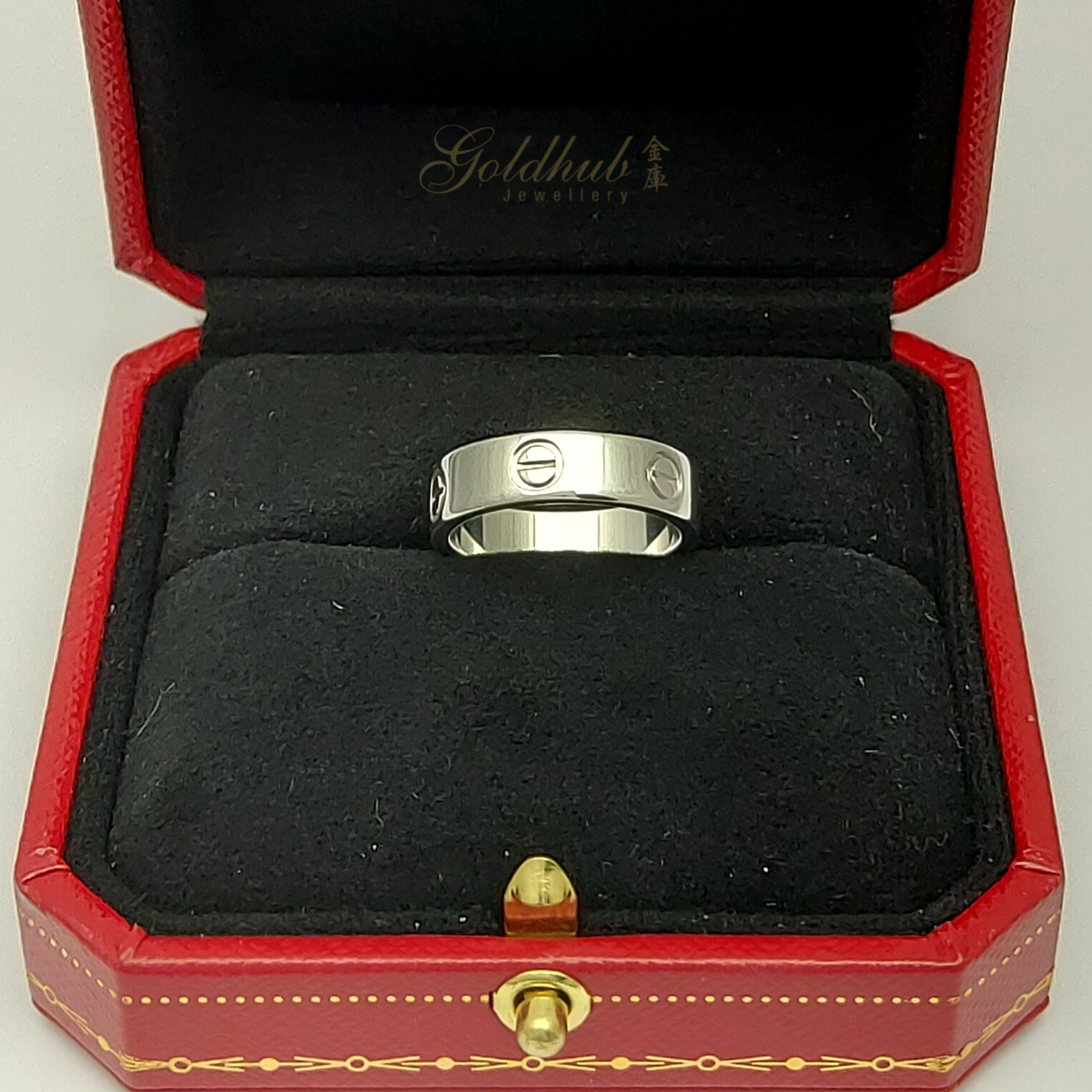 [RELOCATION SALES] PT950 Pre-loved Cartier Love Ring in Platinum
