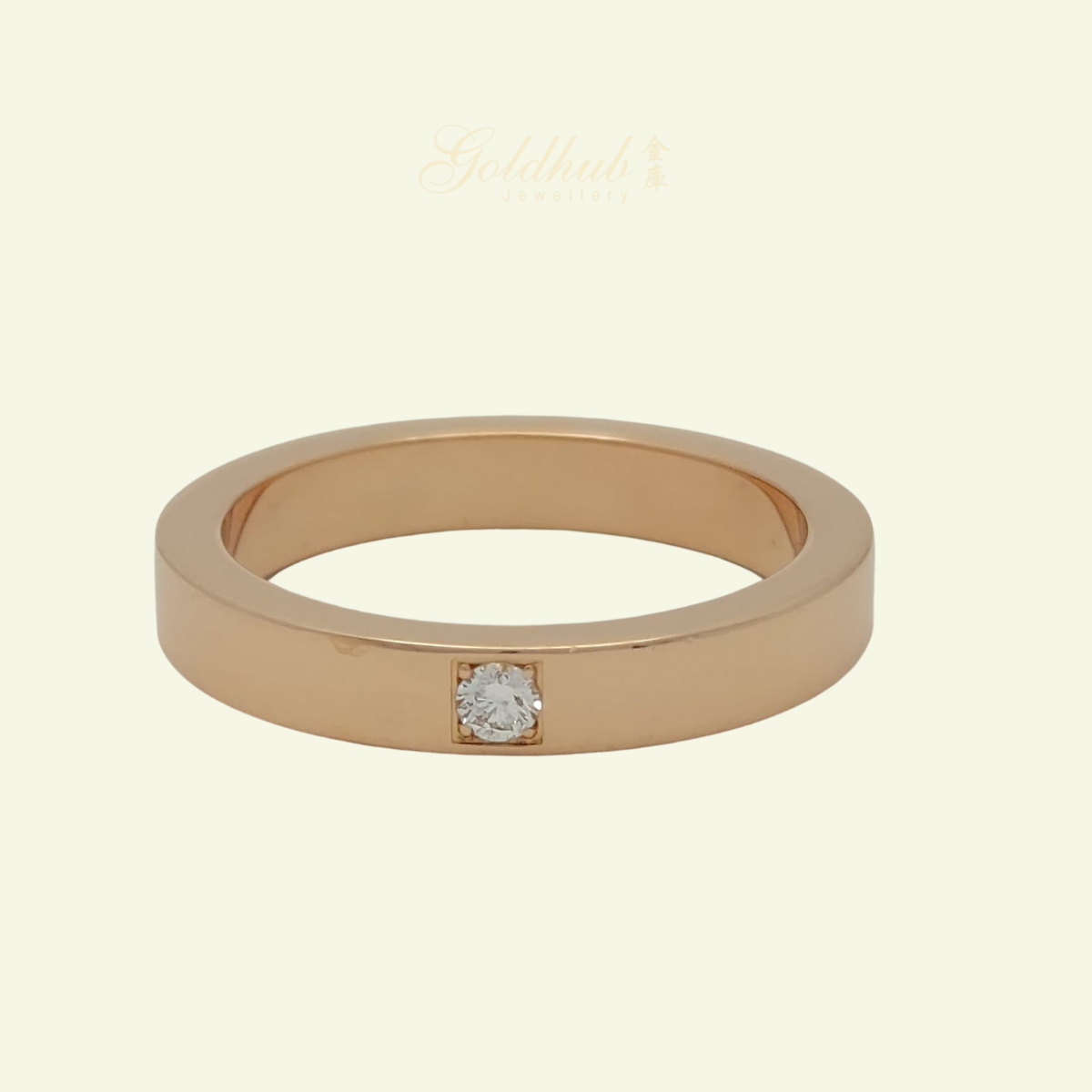18k Pre-loved Bvlgari MarryMe Wedding Diamond Ring in Rose Gold